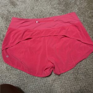 Lululemon Athletica Bright Pink Athletic Shorts